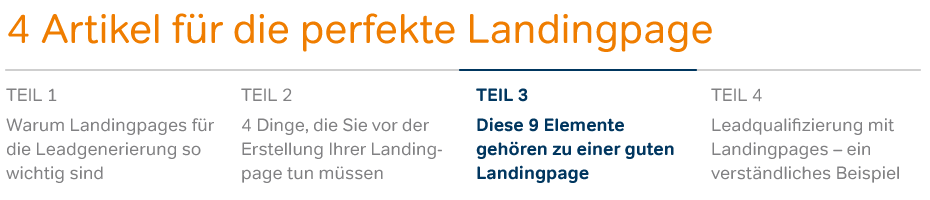Landingpage Erstellen: Diese 9 Elemente Gehören Dazu Landingpage erstellen