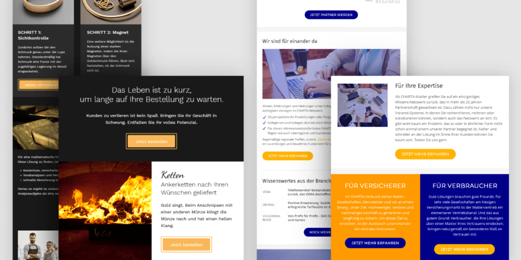 Mailingwork Newsletter Designs - Mit Individualität Begeistern Newsletter inhalte